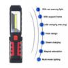 COB LED Magnetic Working Light Torch Portable Inspection Trouble Lights Lamp Super Bright for Car Trailer Truck Repair