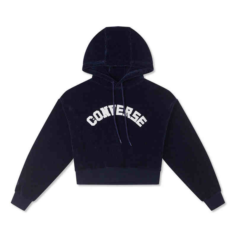 New Converse Sweatshirts Women's Navy Blue 10026557-A02