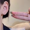 Silver Needle Simple Raising Ear Hole Earrings Women's Cold Wind Niche Personality Earrings New Earrings