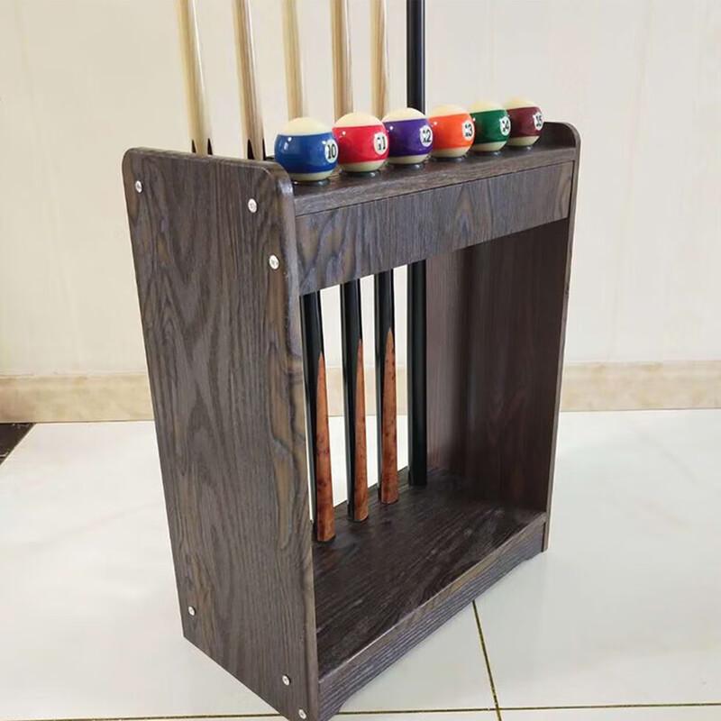 Solid Wood Billiard Cue Rack
