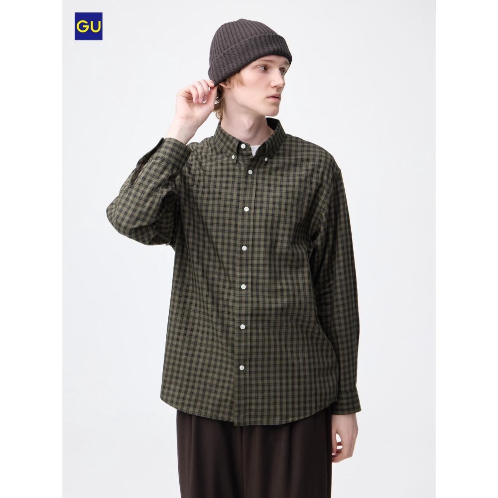Uniqlo Gu Cotton Check Shirt