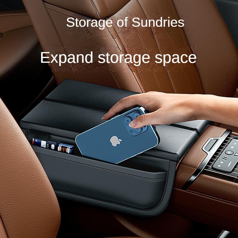 Car Armrest Cushion Anti-Scratch Leather Center Console Armrest Storage Box Split Pad Cover For Mercedes Benz GLE W167 BMW