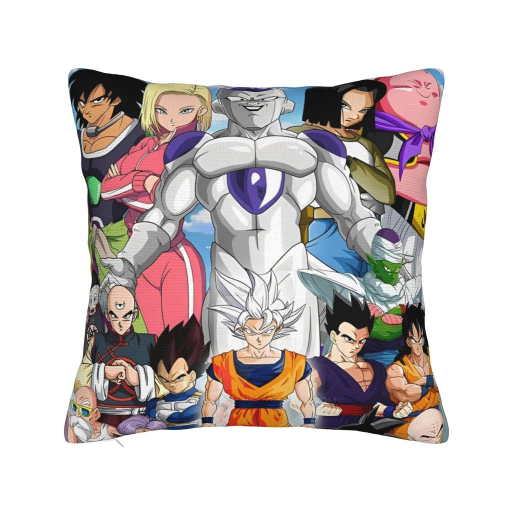 Dbz Anime Square Pillow Case Cushion Cover Fashion Polyester Decorative Pillowcase For Sofa 40*40Cm