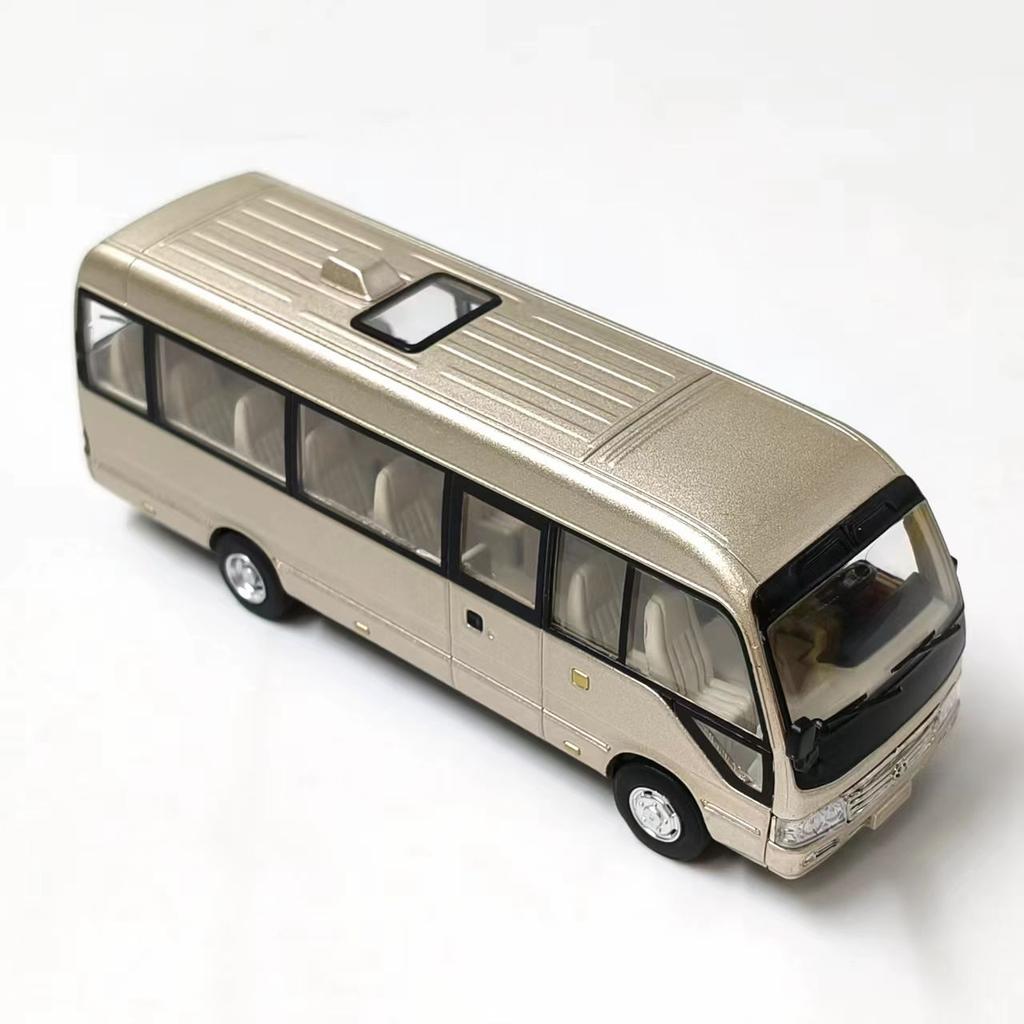 1/64 Toyota Coaster BUS Alloy Car Diecasts & Toy Vehicles Car Model Miniature Scale Model Car for Children