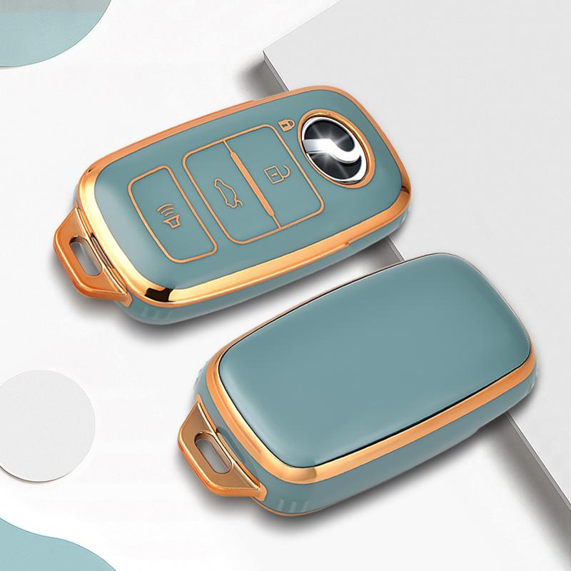 4 Buttons Key Fob Cover For Toyota Perodua Key Case Cover Car Key Protection Smart Remote Tpu Car Key Case Bag 8 Colors