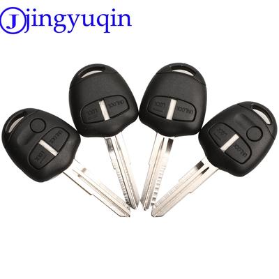 Jingyuqin 20ps 2/3 Buttons Remote Car Key Shell Case For Mitsubishi Pajero Sport Outlander Grandis ASX MIT11/MIT8 Blade