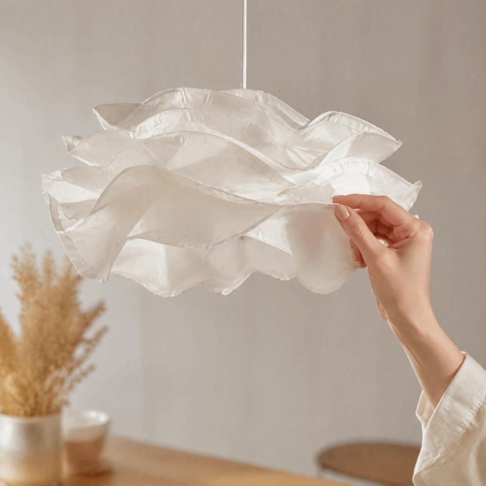 Modern Design Pendant Light Cover Art DIY Cloud Lamp Shade Modern Paper Lamp Shade Indoor Decor