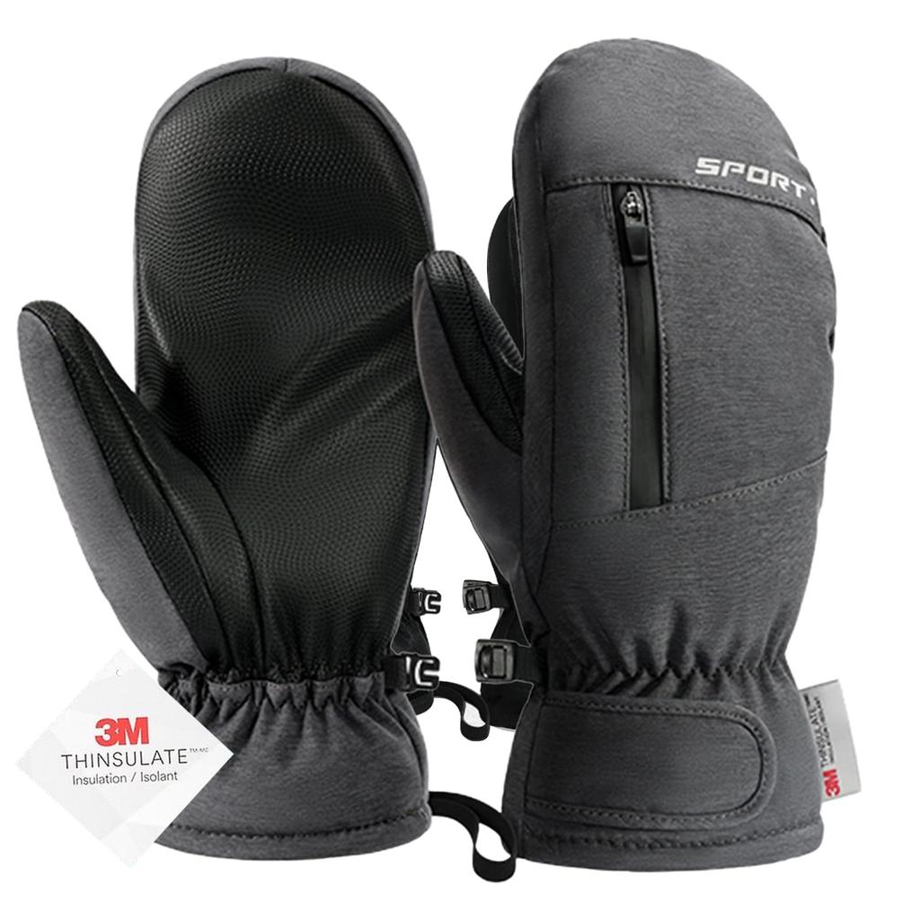 MORGEN SKY Snowboard Sports Thick Inner SK32 Size Fits Gloves, Gloves, Unisex, Padded, Five-Finger Lining, Lining, Windproof, Warm, Skiing,