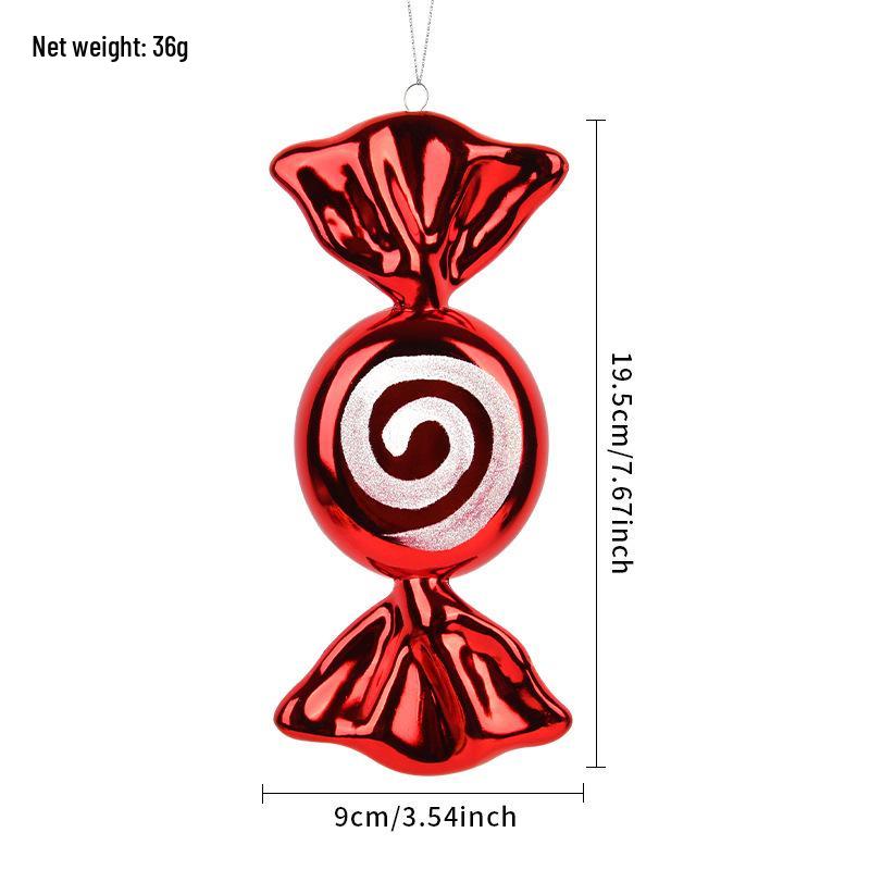 Electroplated Candy Pendants for Christmas Tree Decorations and Photography Props