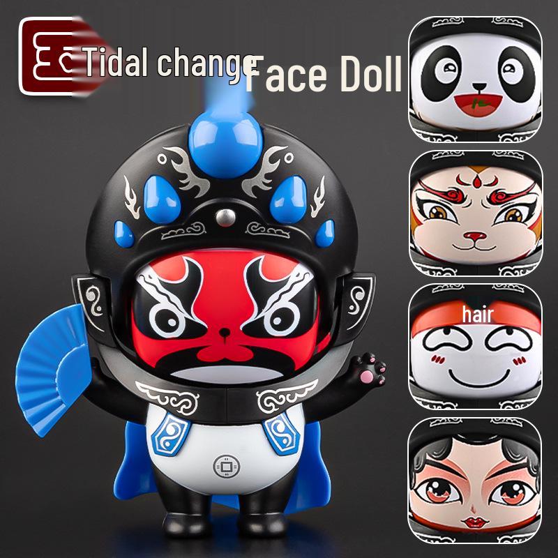 Sichuan Opera Panda Face-Changing Plush Toy Souvenir