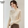 Women's 100% Wool Half-High Collar Sweater