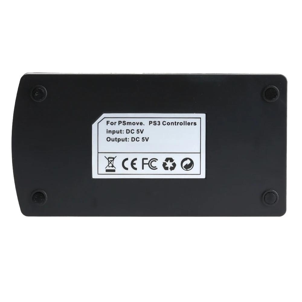 Supporto di Ricarica Doppio Caricabatterie Doppio Professionale per Controller Wireless PS3/PS3 Move Accessori