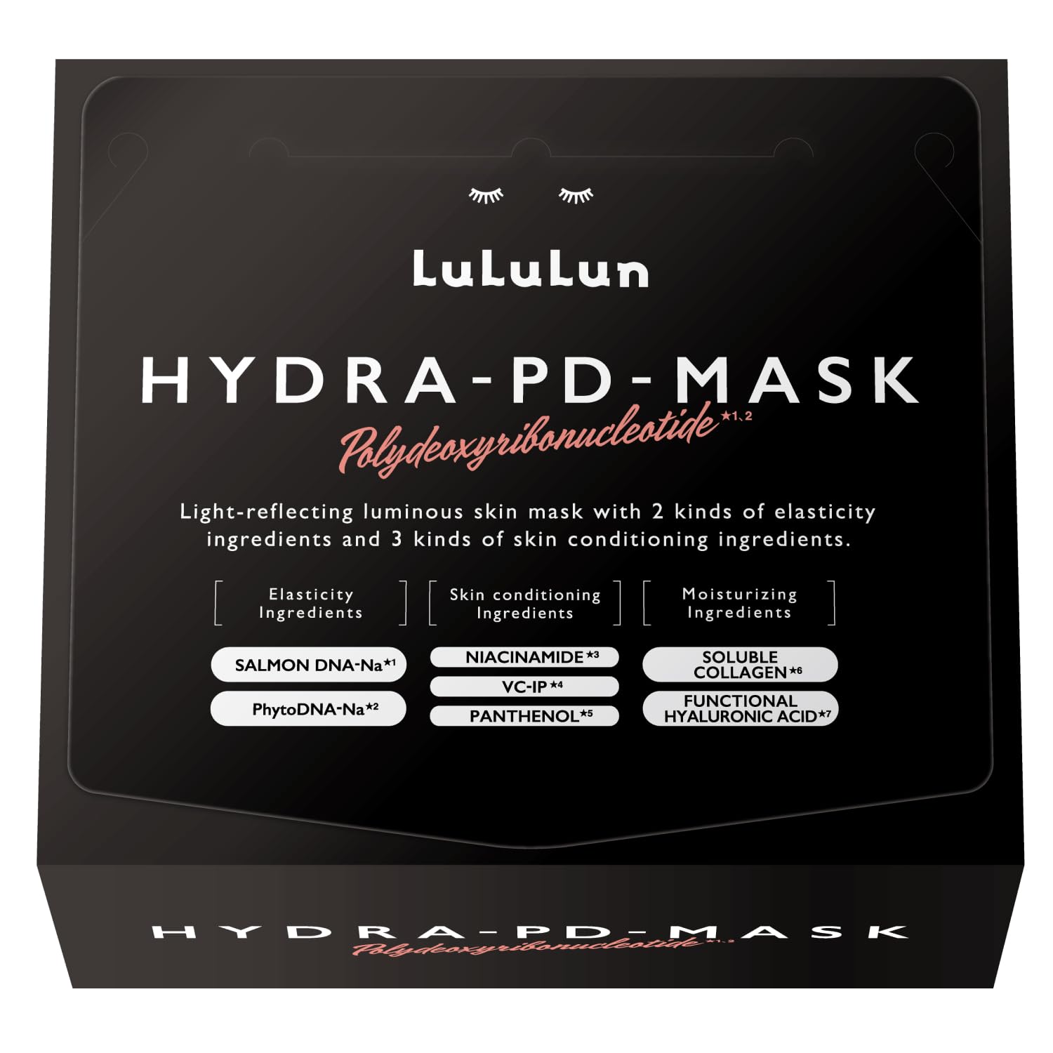 

LuLuLun Hydra PD Face Mask 28 Sheets - Moisturizing Sheet Masks for Pores & Hydration, Large Pack