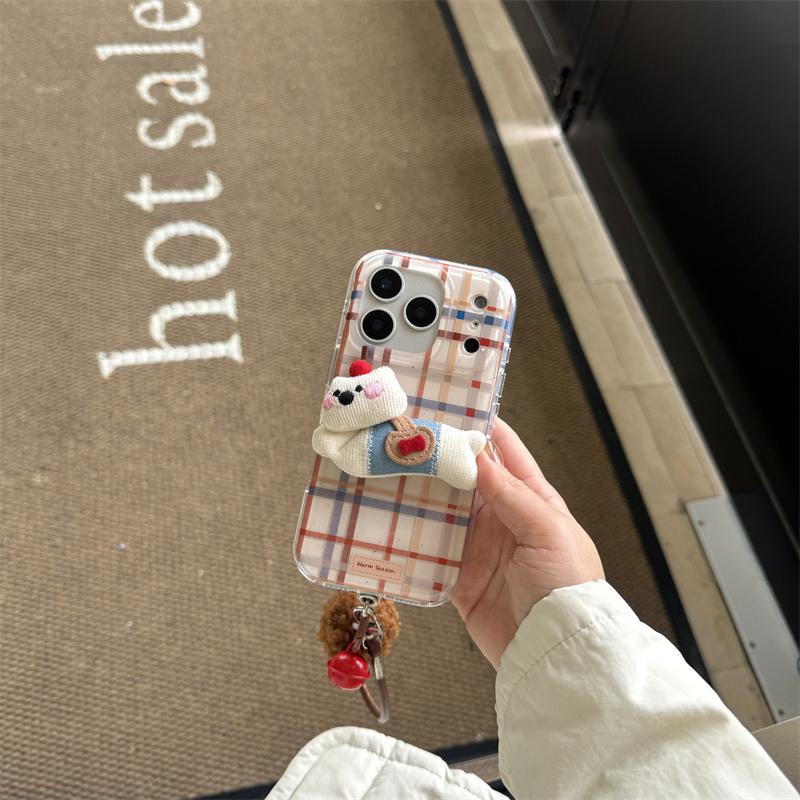 Autume Winter Ttransparent Fundas For Iphone 14Pro 15 17 16 Pro Max 16Pro 14 15ProMax 4 Colors Check Ins Stars Rope Phone Case