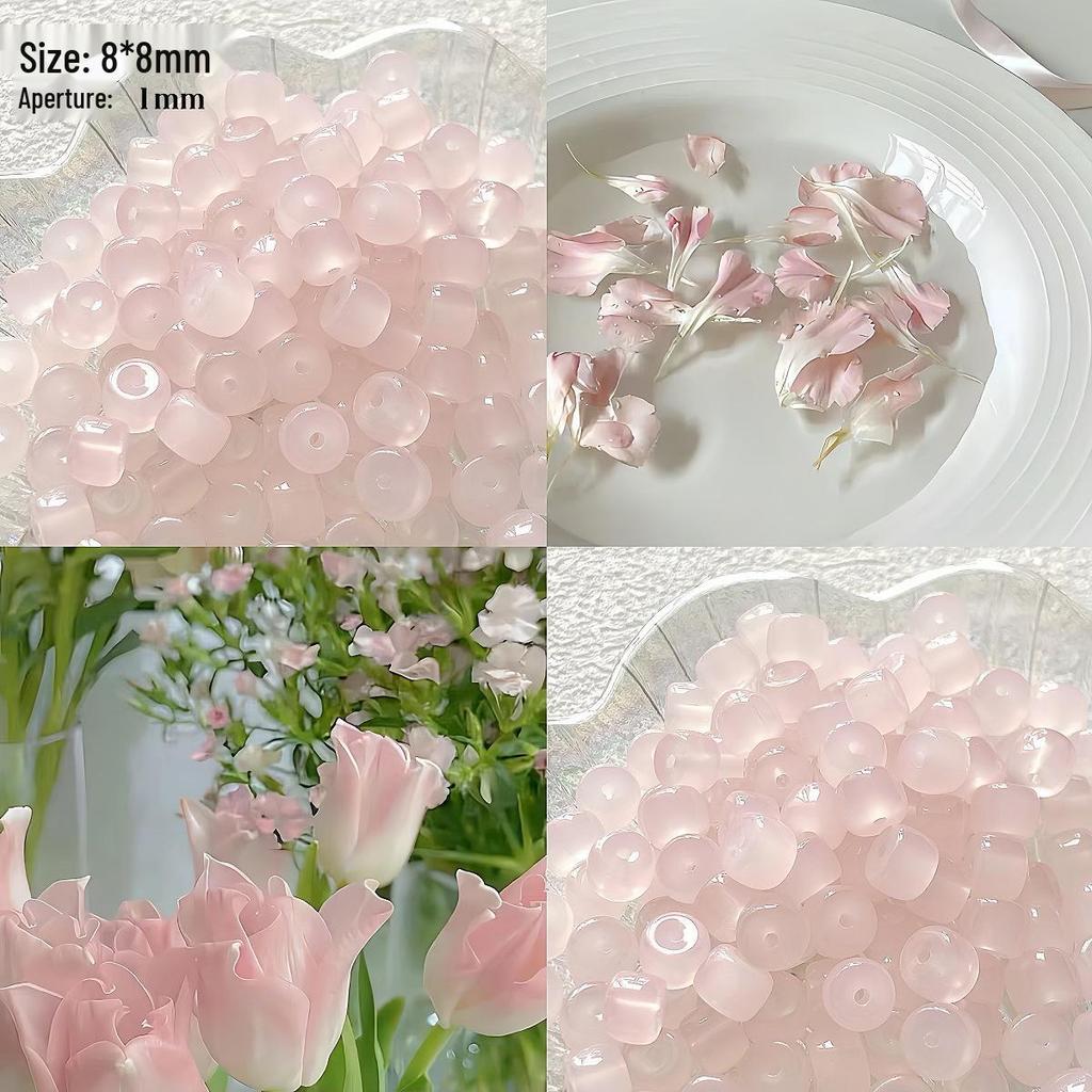 Frühlingskollektion: 8mm Lampwork-Perlen zum Basteln von Schmuck & Armbändern