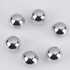 6 Pcs Stainless Steel Decorative Balls Metal Hollow Balls Smooth Gazing Mirror Ball for Home Garden Dcor