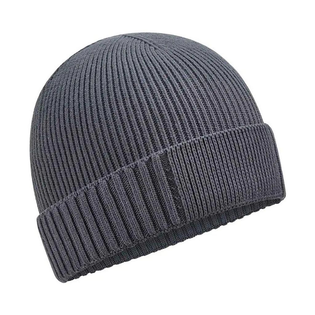 Organic Cotton Engineered Patch Beanie