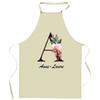 Tablier De Cuisine - Anne-Laure Lettre - Impression Bretonne - Coton Épais - Imprimé En France