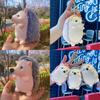 Plush Hedgehog Keychain With Keyring For Kids And Collectors