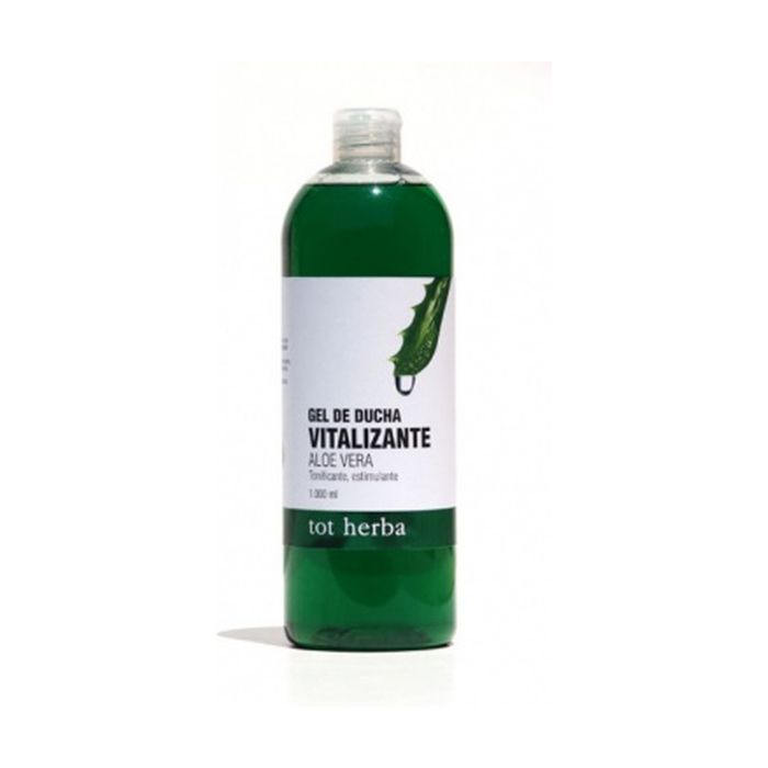 Gel de douche - Tot Herba - Vitalisant - Aloe Vera - 1000 ml - Sans parabène verde