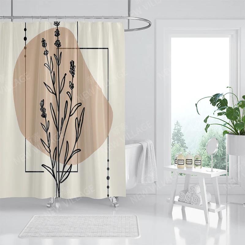 Waterproof Fabric Shower Curtains Bathroom Curtain Accessories 180x200 Bath Curtain for Shower 240*200 Nordic Boho Decoration