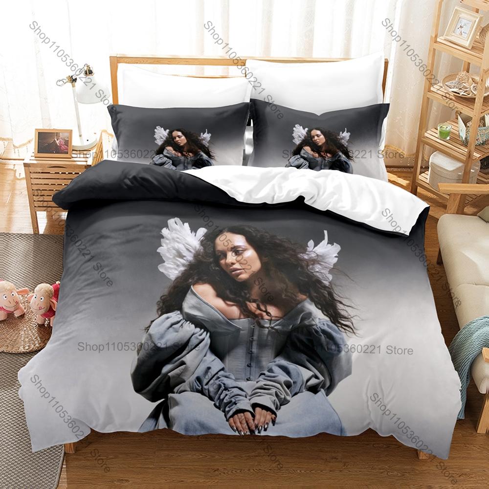 JADE Angel Of My Dreams Bedding Set Duvet Cover + 2 Pillowcases Jade Thirlwall Pop Singer Single Cover Bedroom Decor