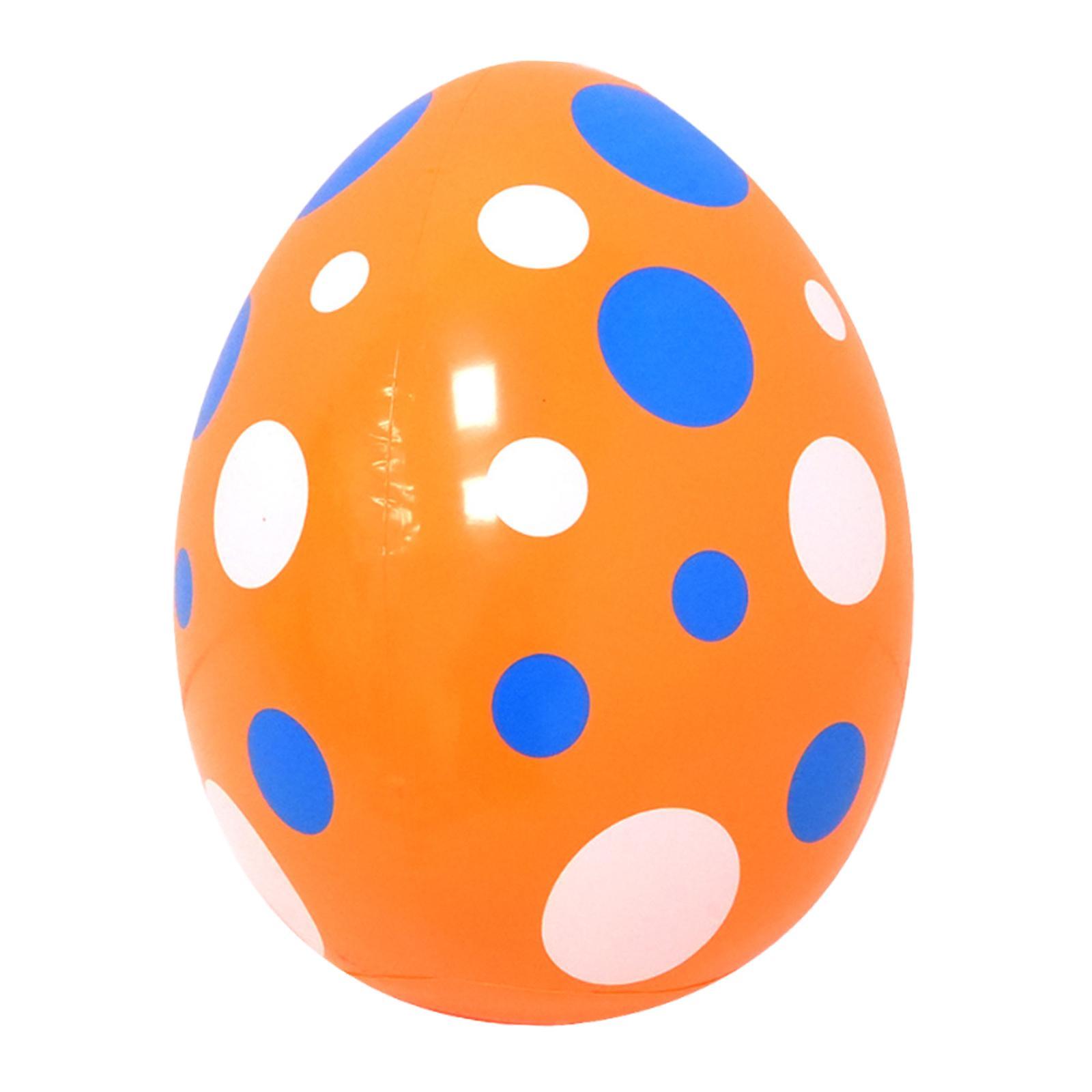 

Inflatable Easter Egg Decoration Party Supplies Scene Layout Easter Ornament for Party Yard Home Indoor and Outdoor Theme Park оранжевый