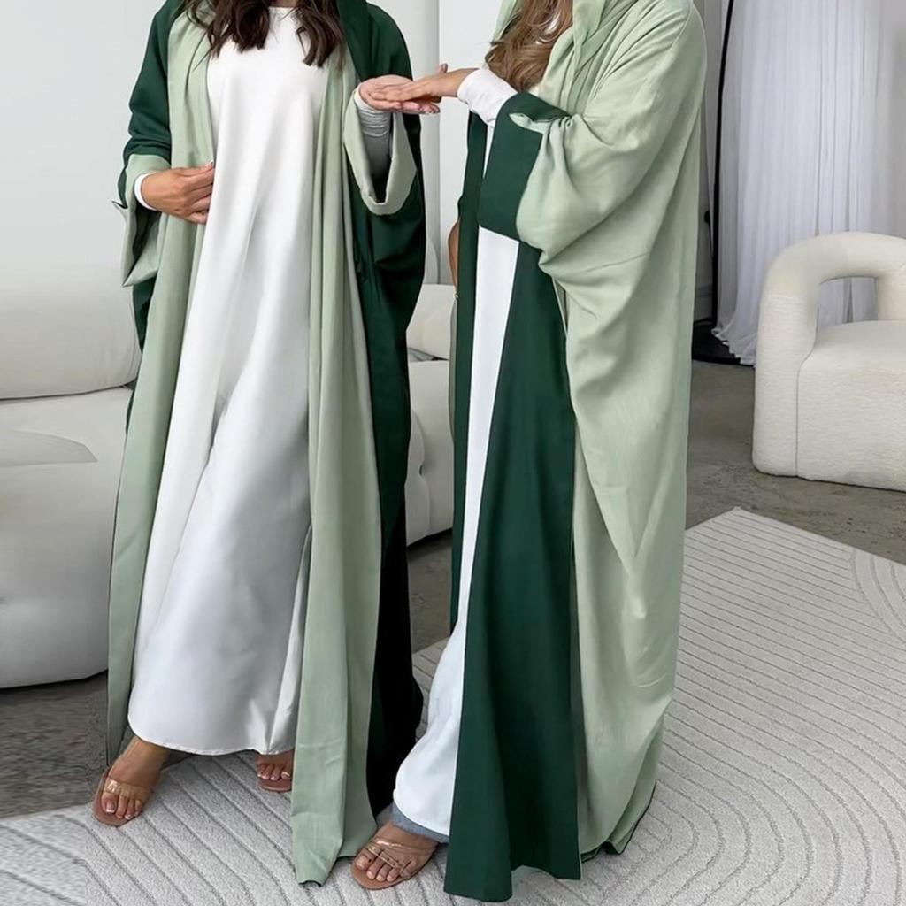 Loriya Reversible Elegant Cardigan Robe Abaya LR736