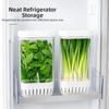 Clear Cilantro Hydroponic Box Preservation Upright Produce Saver Container Space Saving Removable Divider Herb Lettuce Keeper