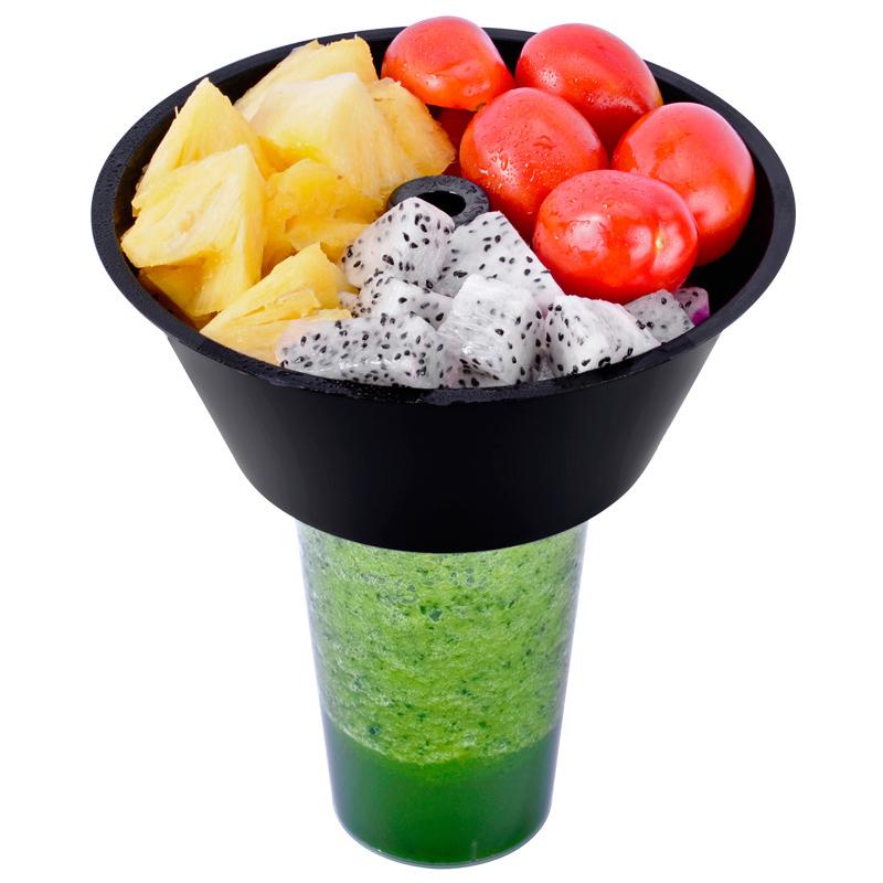 10/50Pcs Disposable Plastic Cup Drink Snack Cup Bowl Bubble Milk Tea Fruit Portable Cups Desserts Fondue Cup Adults Kids