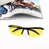 Men Night Vision Glasses for Driving Yellow Glasses PC Frame Sunglasses Outdoor Glasses To Handle At Night Anti Glare Eyewear