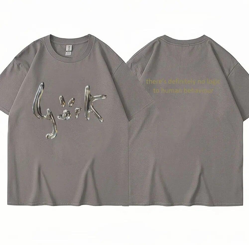 90. léta zpěvačka Bjork Hunman Behavior Tričko Ležérní Gotické oblečení Trička s krátkým rukávem Unisex Dámské Hip Hop Vintage Oversized tričko