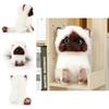 20cm/26cm Siamese Cat Plush Toy Cute Soft Gift Blue Sequins Eyes Dolls