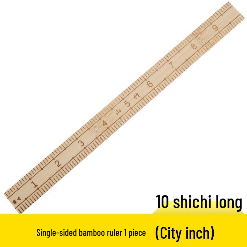 Bamboo 30cm Ruler for Sewing and Tailoring