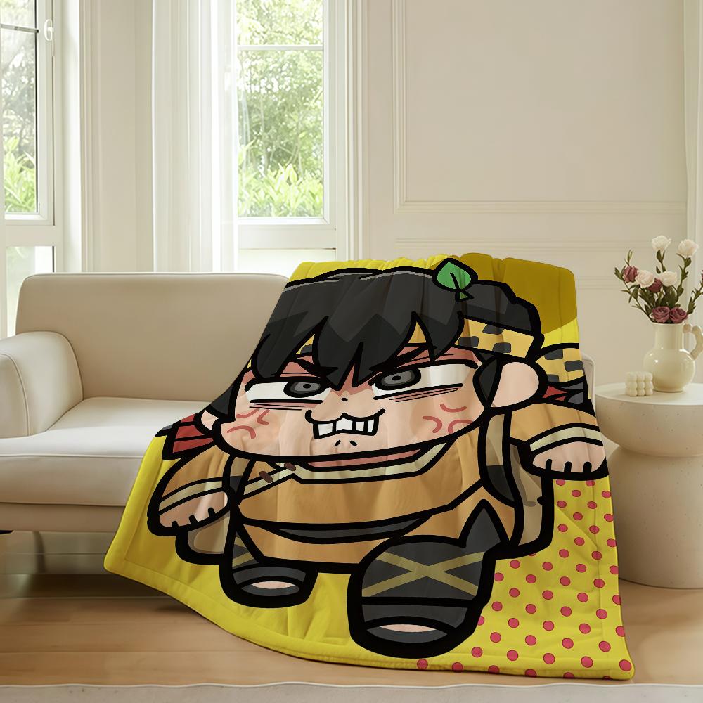 Anime cute Ranma role Chan Ryoga Blanket For Sofa Office Bed Plane Travel Sleep Read Relax Camping Soft And Warm