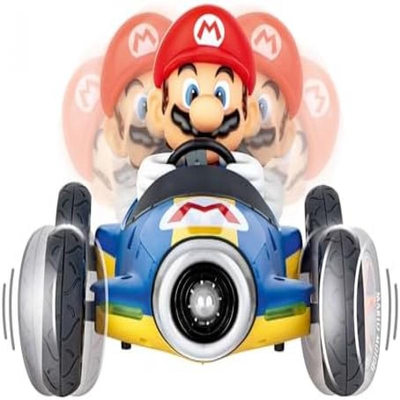 Carrera RC 370181066 Nintendo Mario Kart Mach 8 Remote Control Car, Toy for Kids & Adults Ages 6+, Indoor & Outdoor Play, Portable Mini Mario Kart