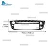 Renault Fluence Megane RS 2009 2010 2011 2012 2013 2014 için Gerçek Yumuşak Karbon Fiber Çıkartma LHD Merkezi Kontrol CD İç Çerçevesi