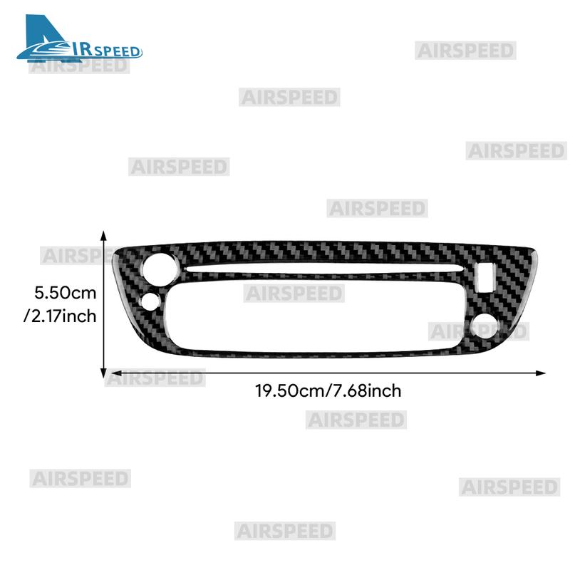 Renault Fluence Megane RS 2009 2010 2011 2012 2013 2014 için Gerçek Yumuşak Karbon Fiber Çıkartma LHD Merkezi Kontrol CD İç Çerçevesi