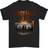 Soldi Talks Burning Money Hustle Skull Men's T-Shirt 100% Cotton - Men's Summer Cotton Graphic Tee