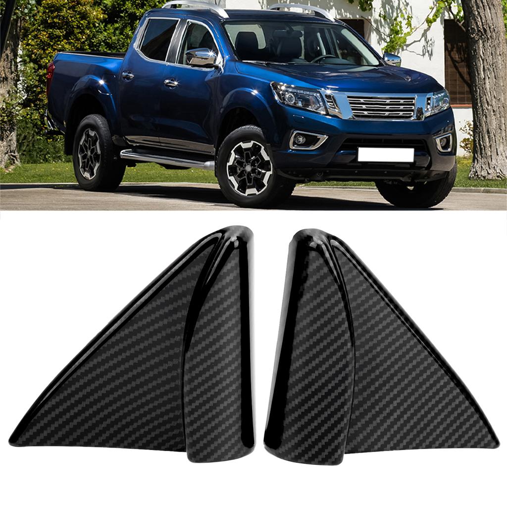 Interior A Pillar Triangular Trim Windshield Decor Carbon Fiber Style Fit for Nissan