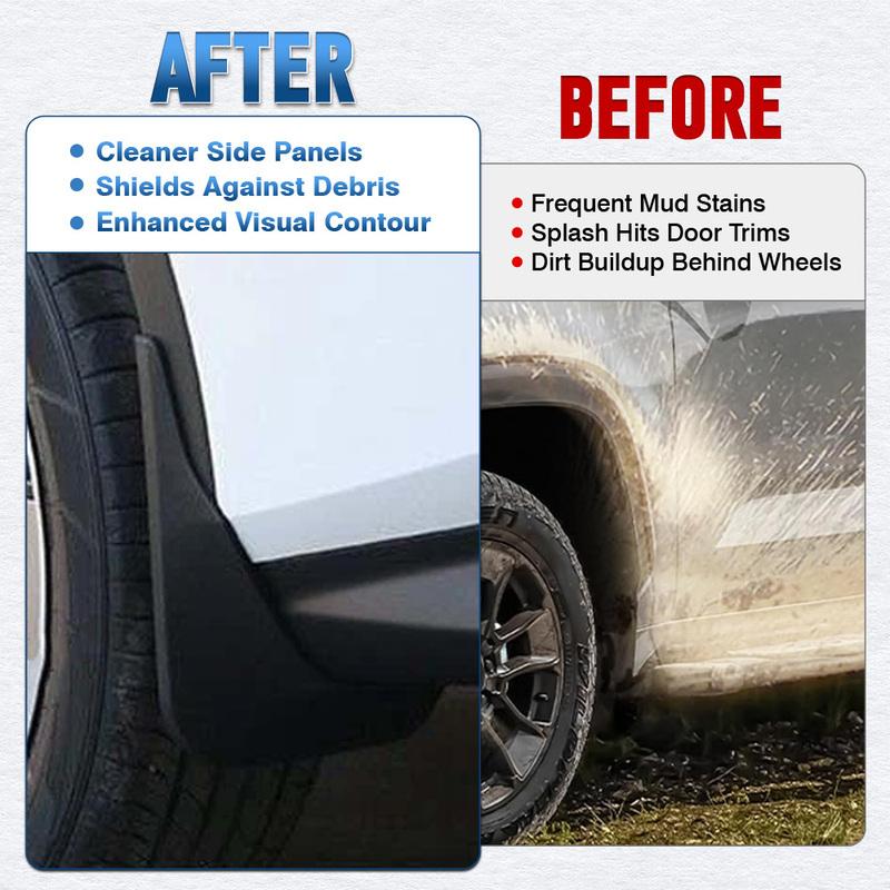 Splash Guards Mud Flap Car Mud Flaps Black Wheel Fender Mudflaps for Lexus RX RX200t RX300 RX350 RX350L F-sport RX450h 2016-