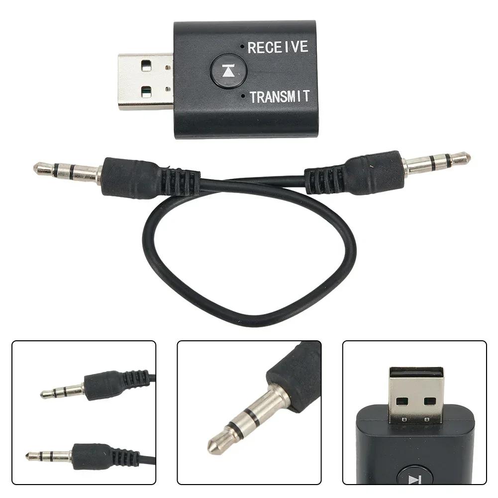 

Blue Tooth 5.3 Adapter Transmitter Receiver Wireless Audio For Car Music Headphone Speaker Audio USB Aux Adapter 3.5mm CHINA