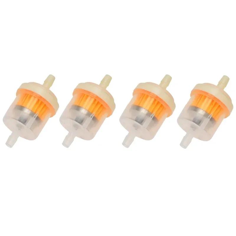 1–6 Stück Auto-Benzin-Ölfilterrohre, universeller Inline-Benzin-Kraftstofffilter für Kleinmotor-Rasenmäher, Motorradzubehör, 6 mm – 8 mm