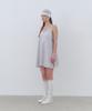 Cluny Satin Layered Slip Dress - Gray