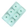 6 Donut Cake Silicone Molds Kitchen Baking Cookie Mold High Temperature Resistant Baking Tray Donut Making Mold Cake Accessories