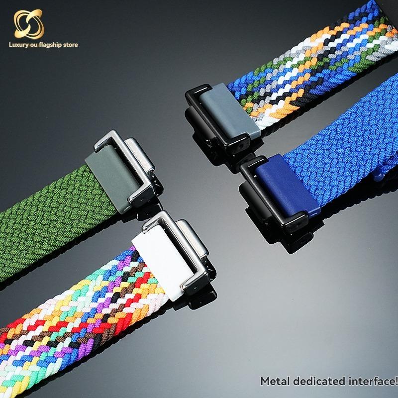 for Casio Watch with 16mm Magnetic Outdoor Nylon Strap G-SHOCK GA110 100 120 GA900 GA2100 DW-5600 GW-B5600 GW-M5610 Sports Strap