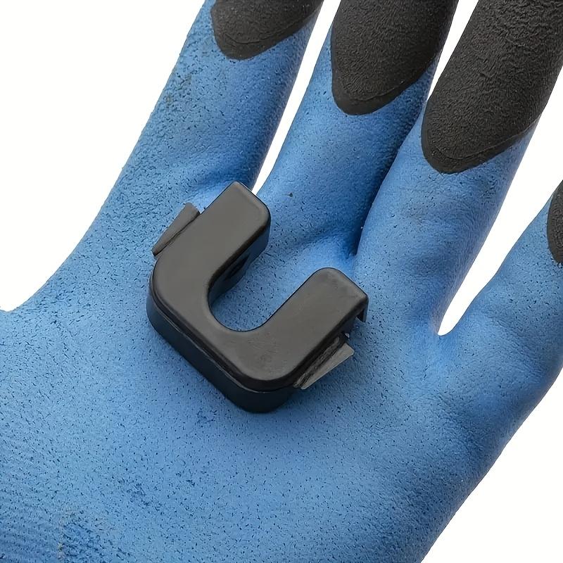 2pcs Black Rear Bumper Swivel Hinge Clips for Ford Fiesta MK7/MK8 & Mondeo - OEM 1539663, Secure Fit for Car Trunk Organization