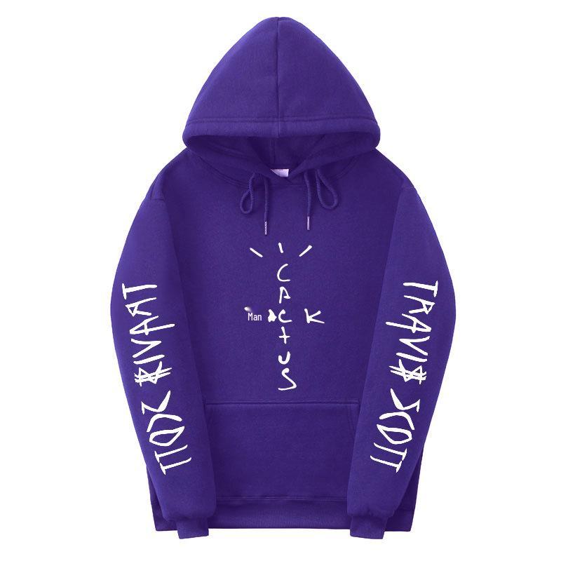Trendy mikina Travis Scott Street Style s horkotiskovým designem