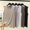 Modal loose vest men's summer new solid color casual and comfortable round neck seamless bottoming top