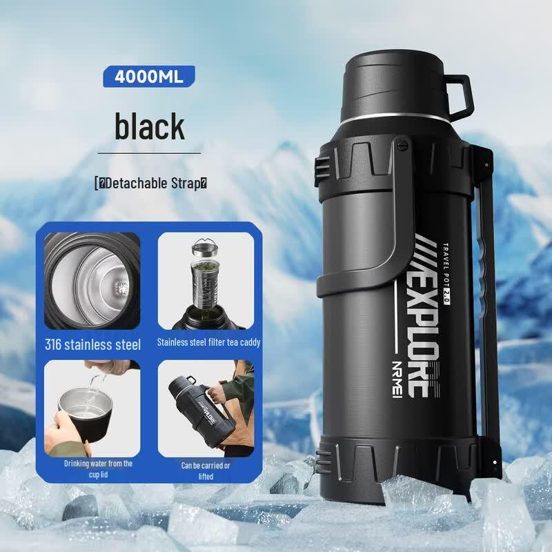 Youluo 2000ML Large Capacity Insulated Water Bottle